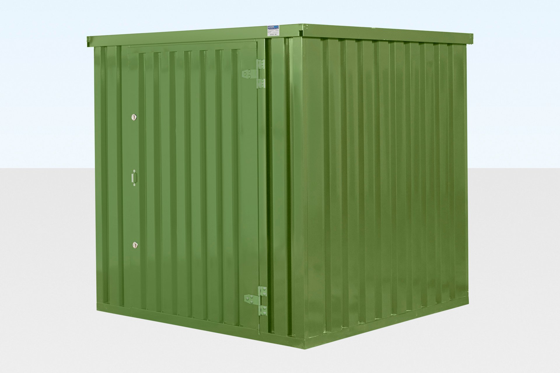 FLAT PACK CUSTOM COLOUR METAL STORAGE CONTAINER - Image 4