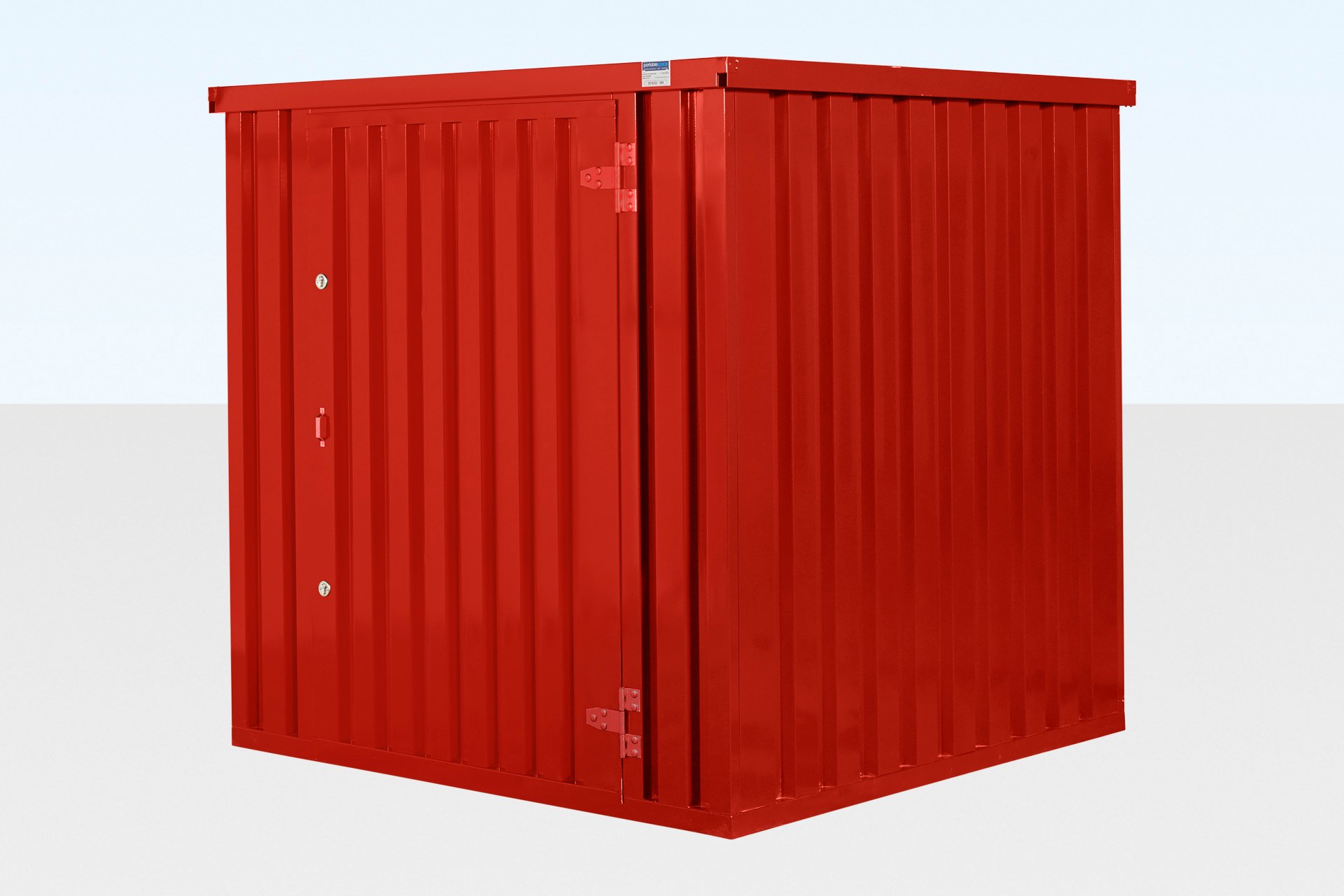 FLAT PACK CUSTOM COLOUR METAL STORAGE CONTAINER - Image 7