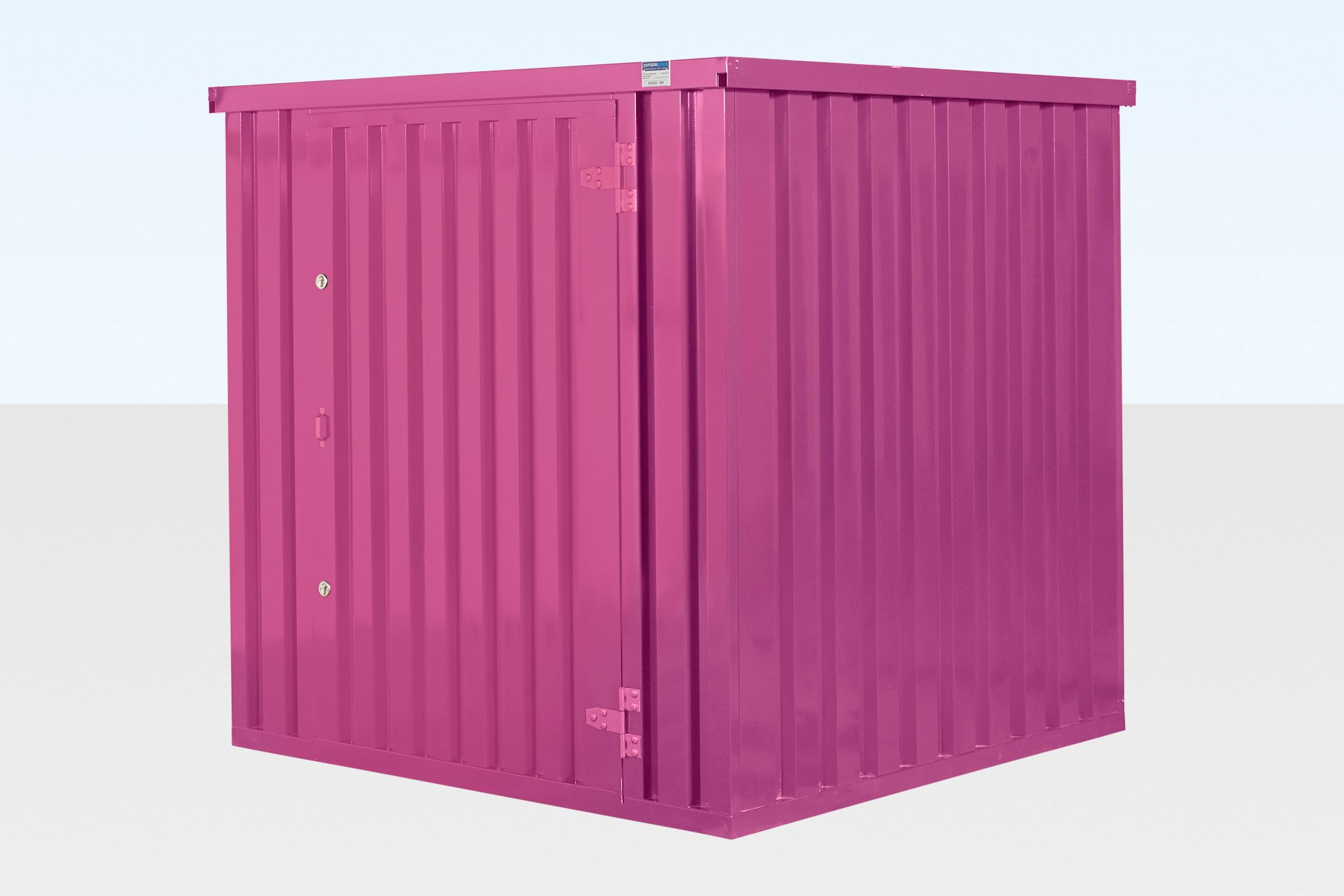 FLAT PACK CUSTOM COLOUR METAL STORAGE CONTAINER - Image 8