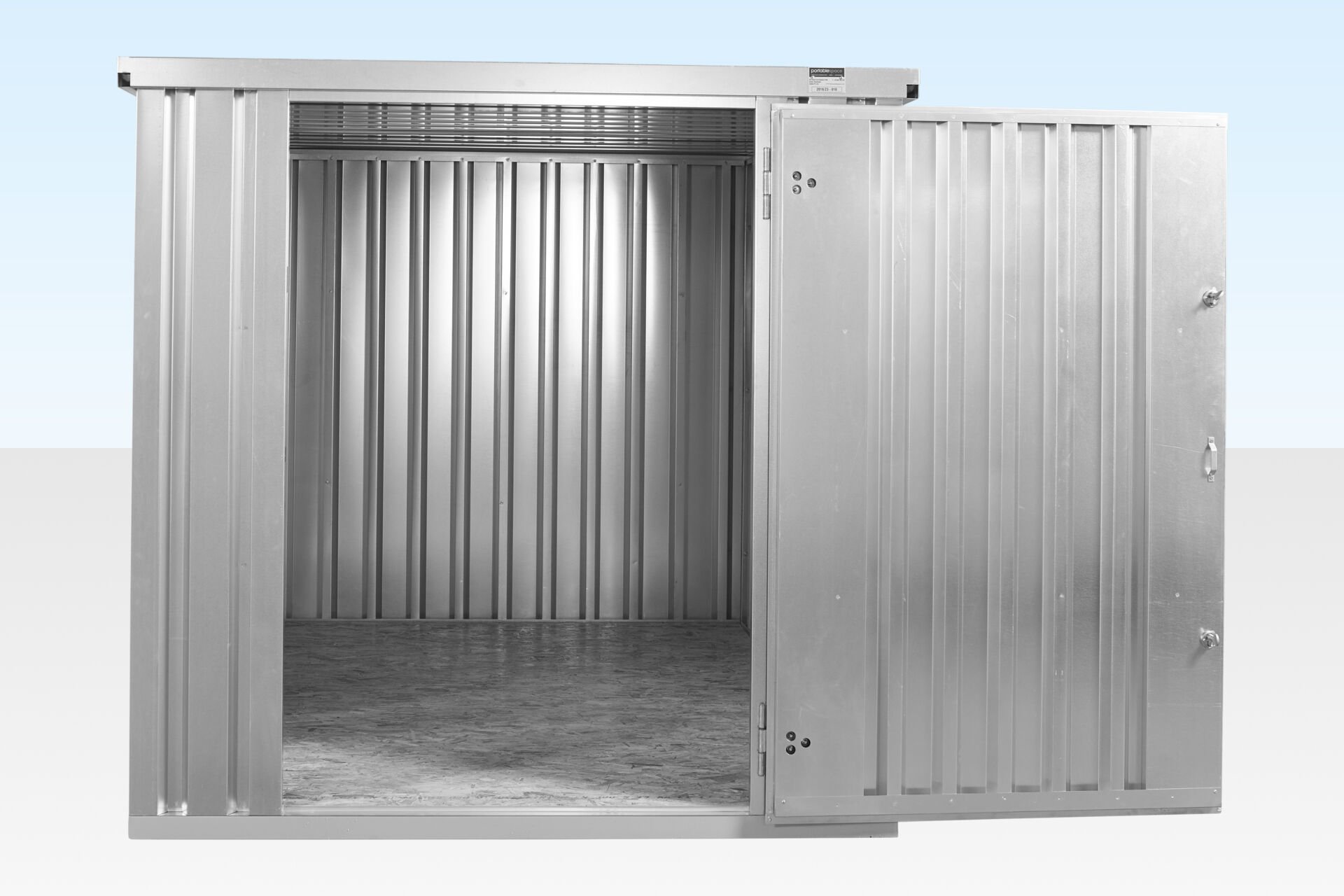 FLAT PACK STORAGE CONTAINER 3M X 2.1M – GALVANISED - Image 5
