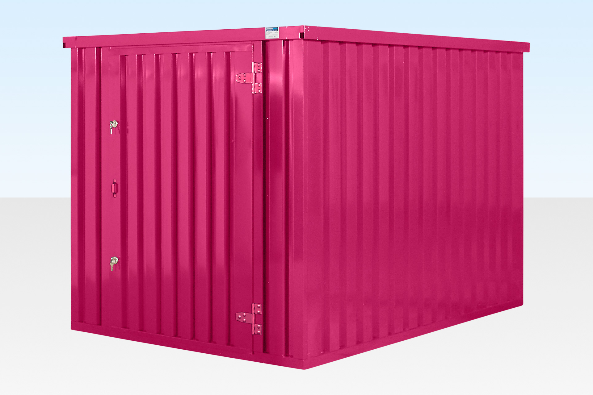 FLAT PACKED STORAGE CONTAINER 3M X 2.1M CUSTOM COLOUR - Image 4