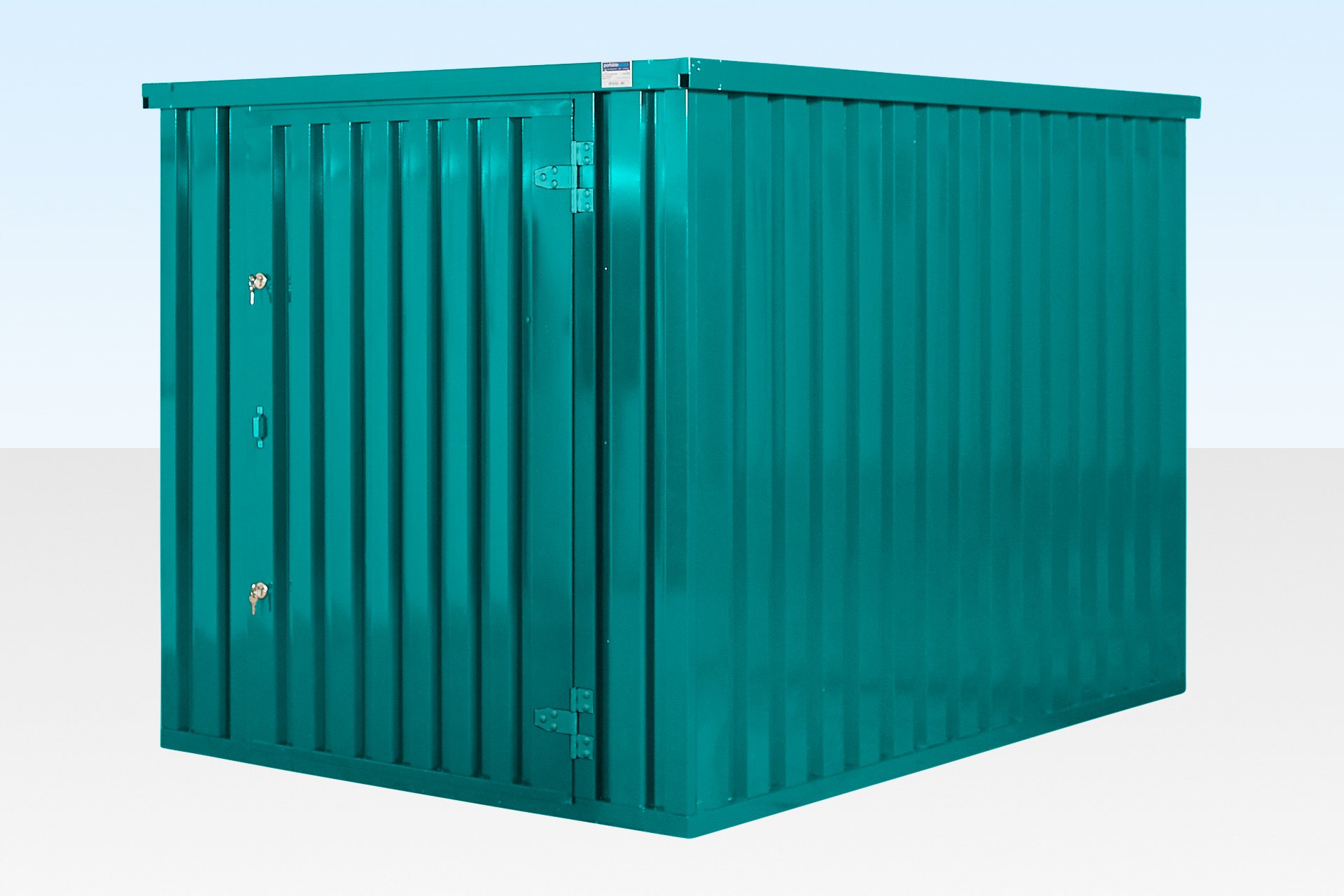 FLAT PACKED STORAGE CONTAINER 3M X 2.1M CUSTOM COLOUR - Image 5