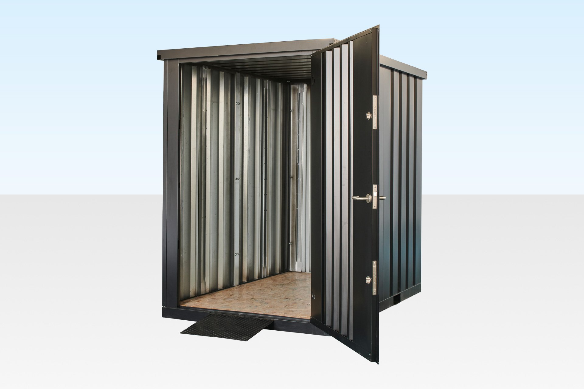 FLAT PACK METAL GARDEN STORE - Image 4