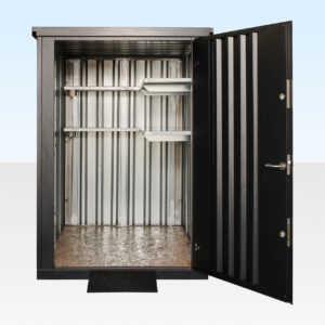 FLAT PACK METAL GARDEN STORE